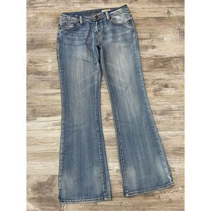 Chip & Pepper Laguna Beach Flare Jeans Mid Rise Women’s Junior’s Sz 9